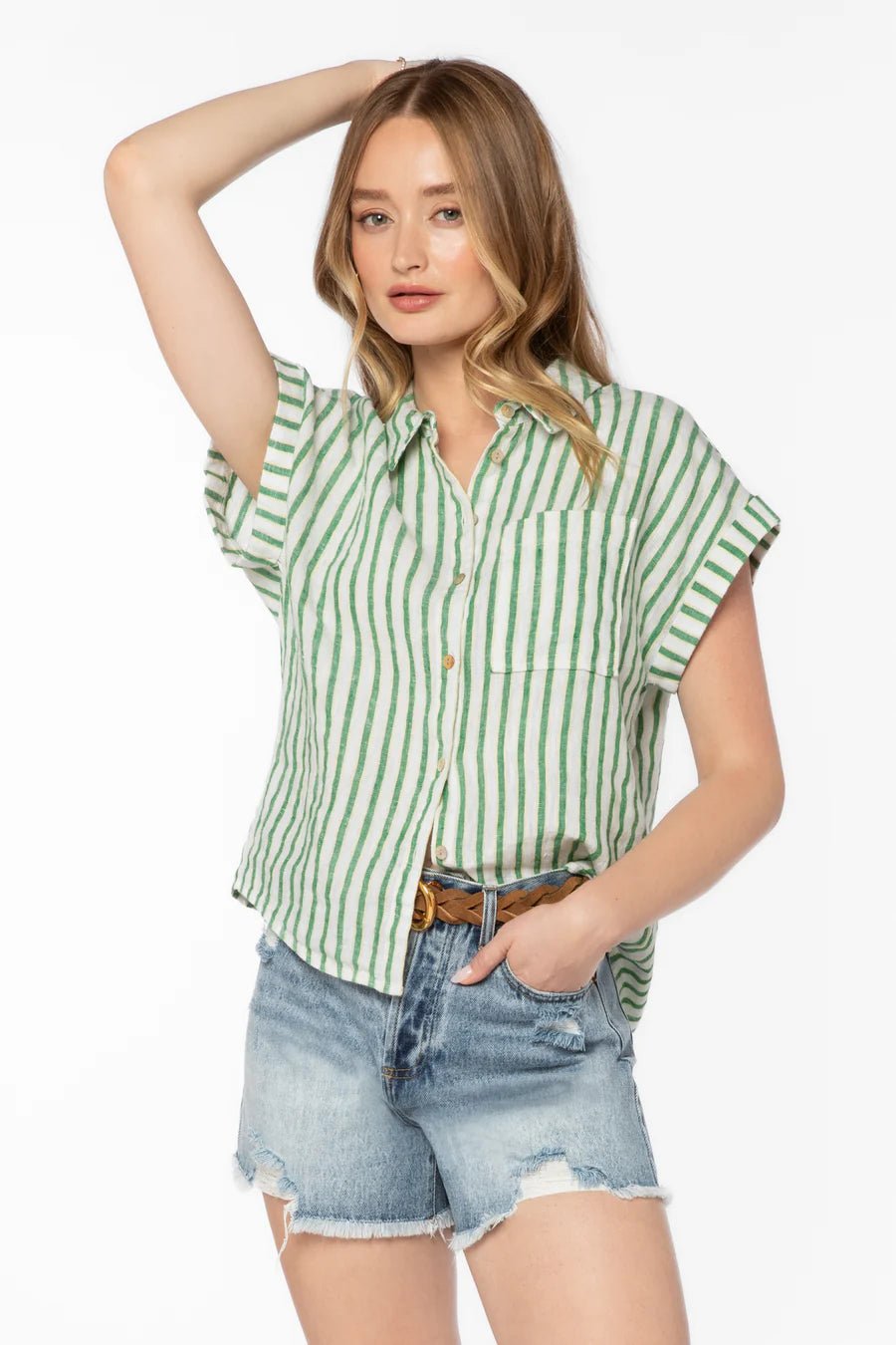 Kirsty Short Sleeve Shirt - Flea Boutiques
