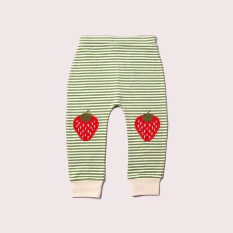 Knee Patch Striped Joggers - Flea Boutiques