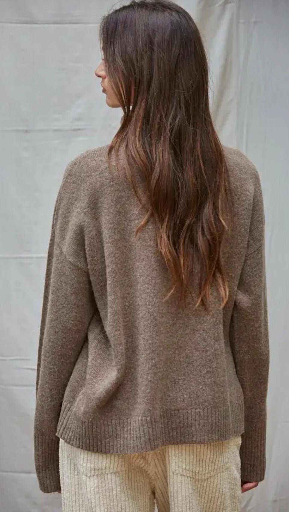 Knit Ribbed Turtleneck Sweater - Flea Boutiques
