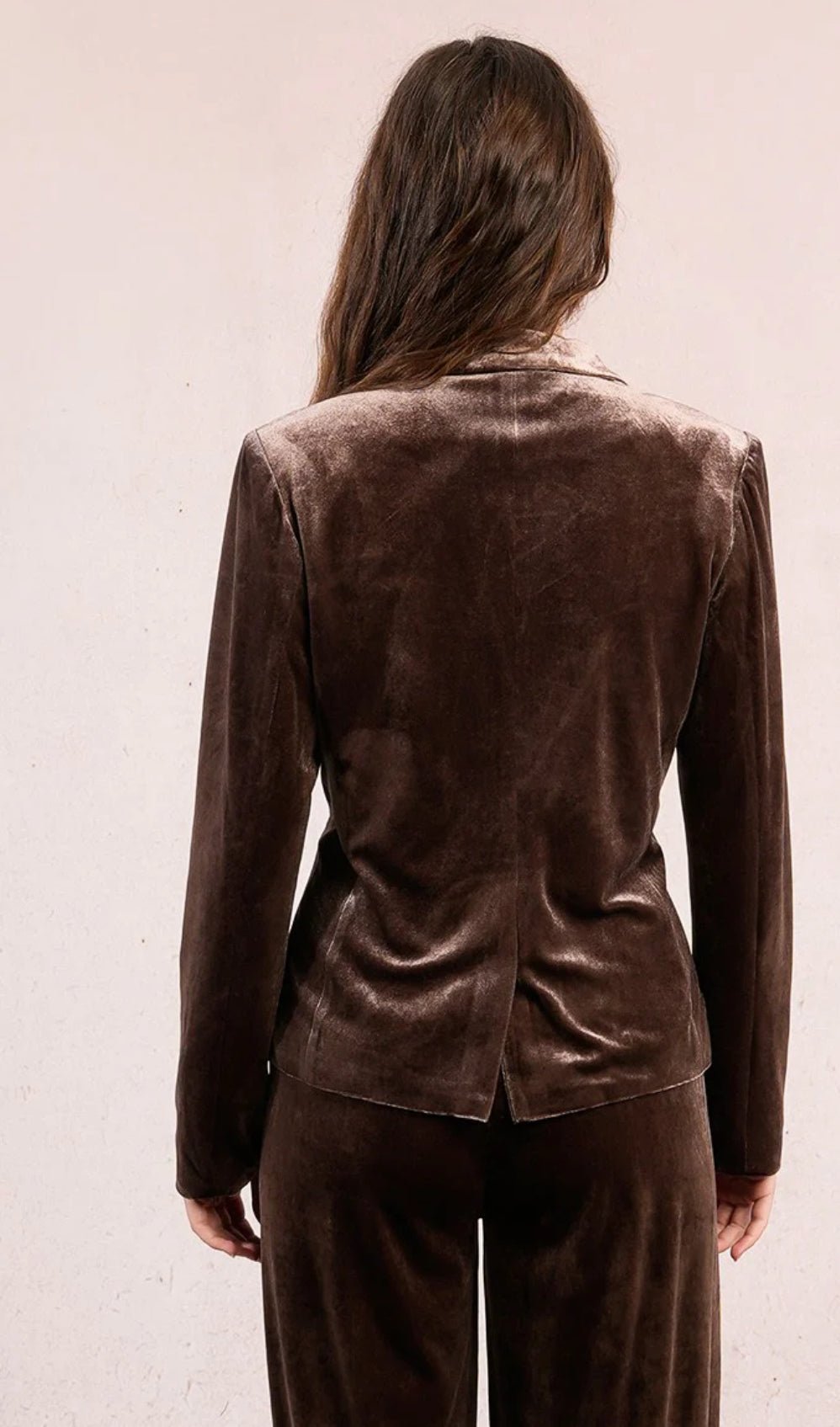 Knit Velvet Blazer - Flea Boutiques