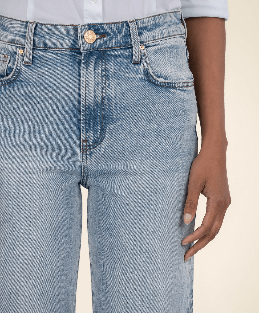 Kut Fay Hi Rise Ankle Straight Leg - Flea Boutiques