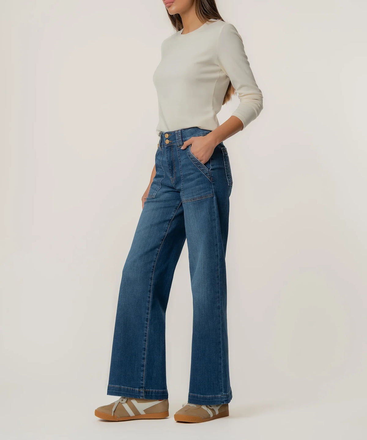 Kut Jodi Hi Rise Straight Leg - Flea Boutiques