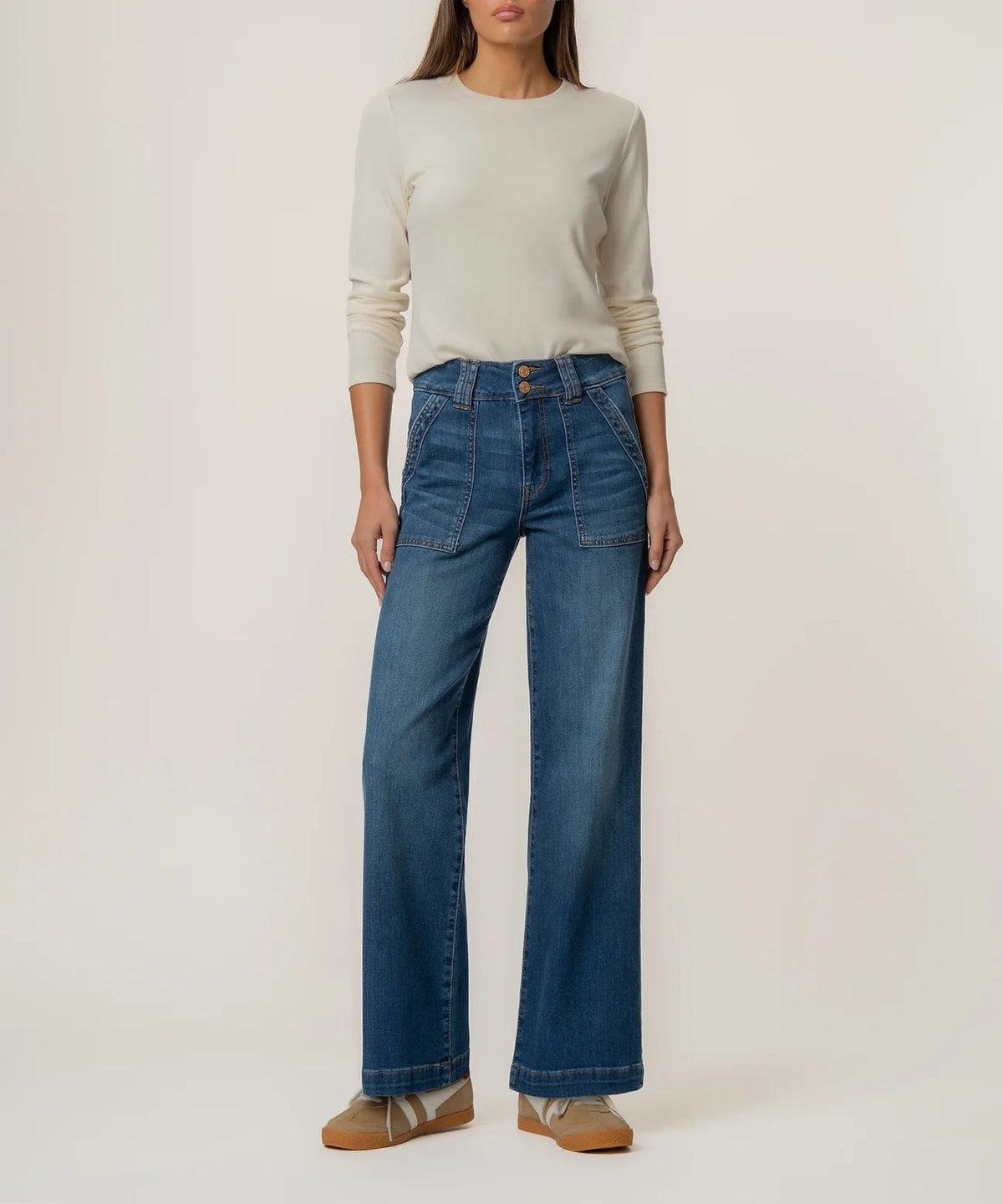 Kut Jodi Hi Rise Straight Leg - Flea Boutiques