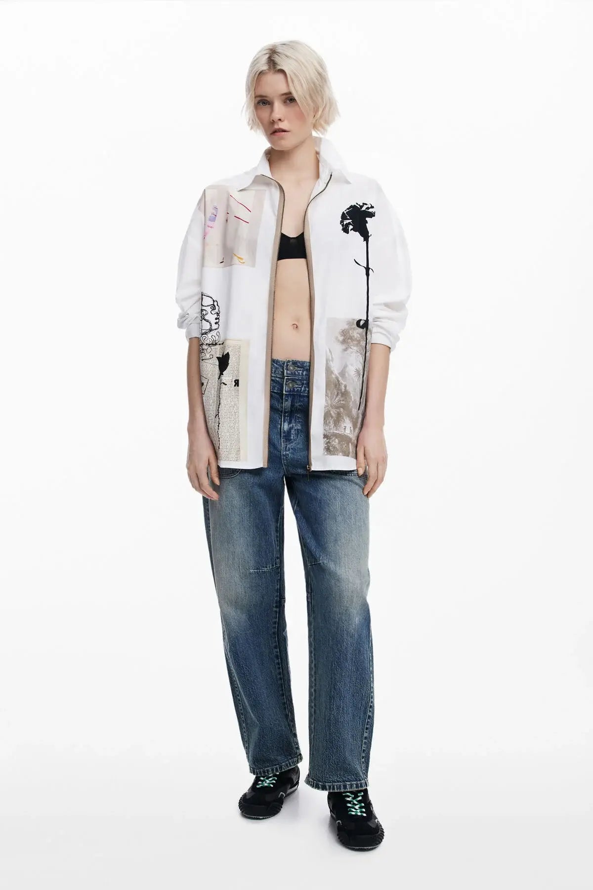 Lacroix Zipper Shirt - Flea Boutiques