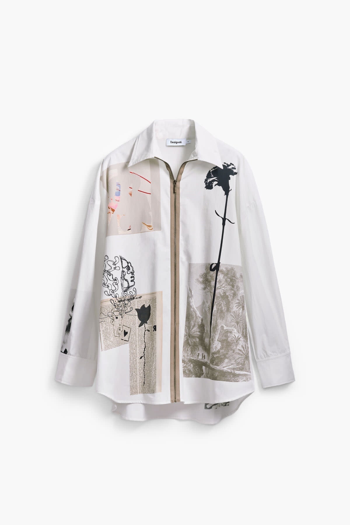 Lacroix Zipper Shirt - Flea Boutiques