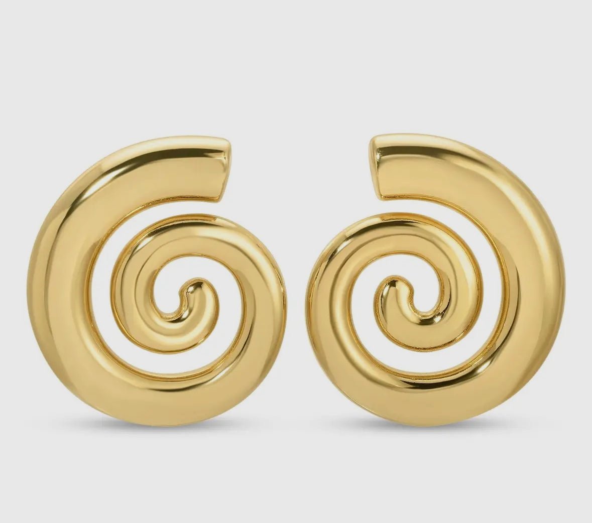 Large Swirl Stud - Flea Boutiques