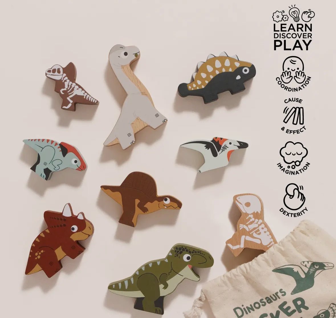 Le Toy Van Jurassic Stacking Dinos - Flea Boutiques