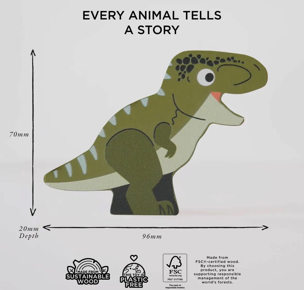 Le Toy Van Jurassic Stacking Dinos - Flea Boutiques