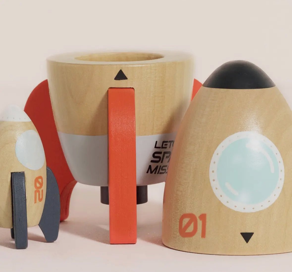 Le Toy Van Magnetic Space Rocket Duo - Flea Boutiques