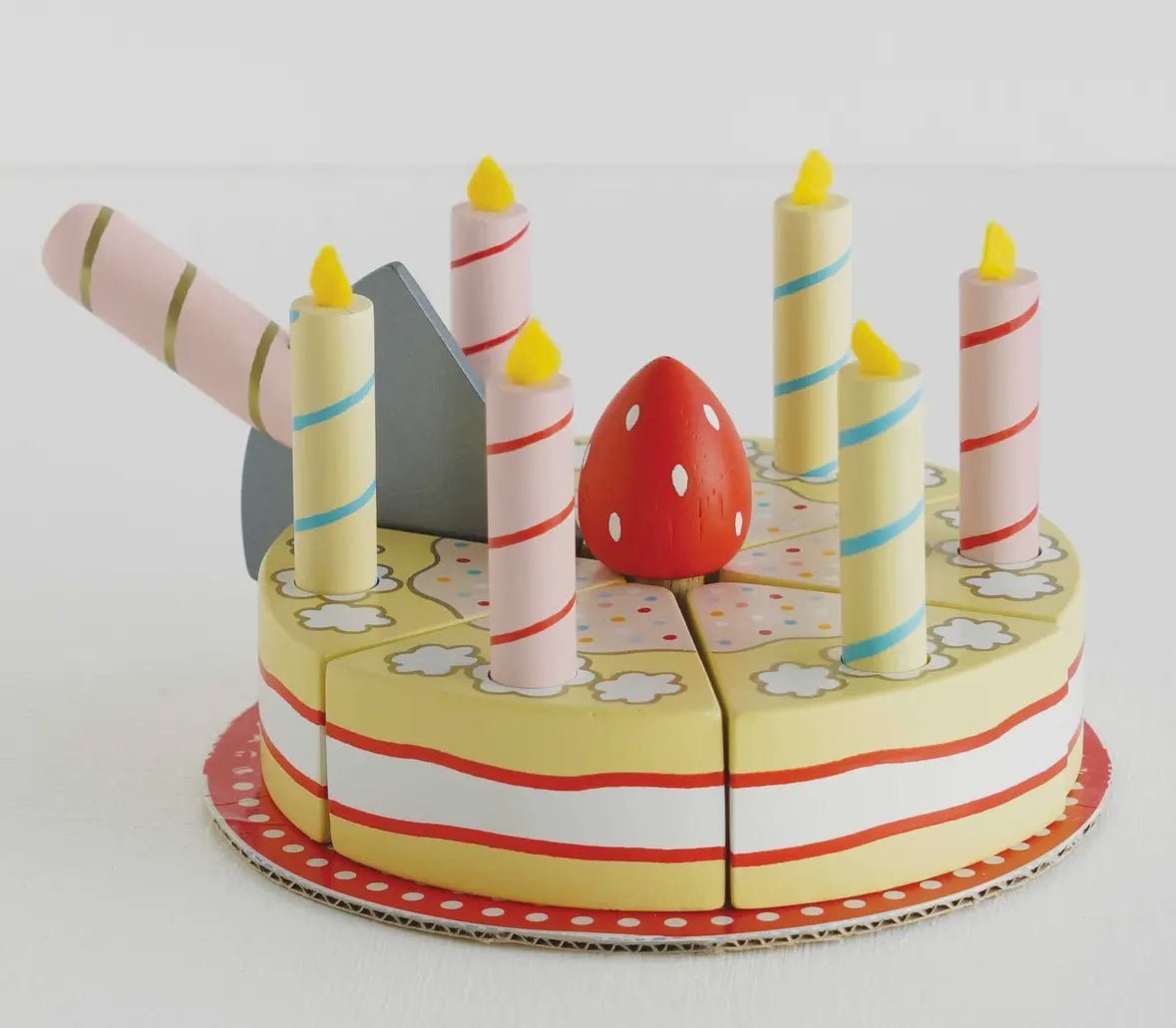 Le Toy Van Sliceable Birthday Cake & Candles - Flea Boutiques