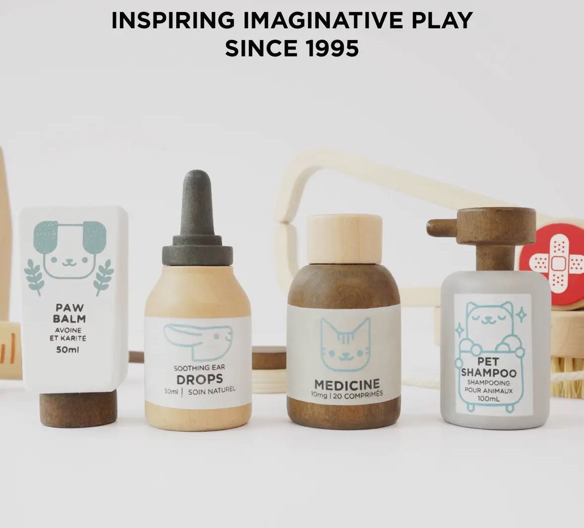 Le Toy Van Wooden Animal Vet Set - Flea Boutiques