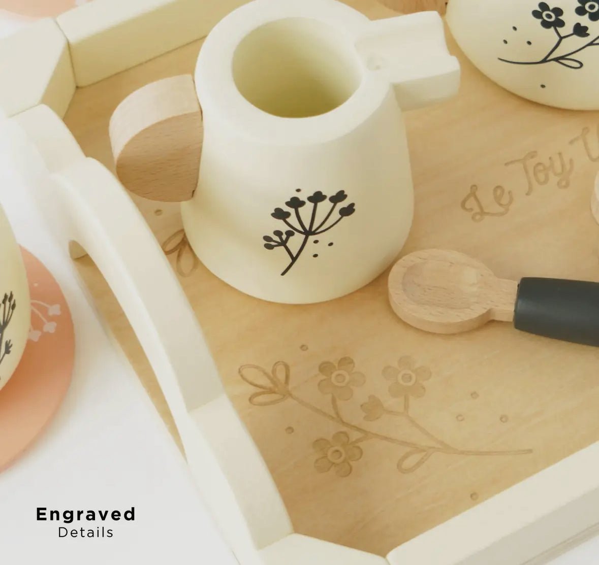 Le Toy Van Wooden Tea Set & Tray - Flea Boutiques