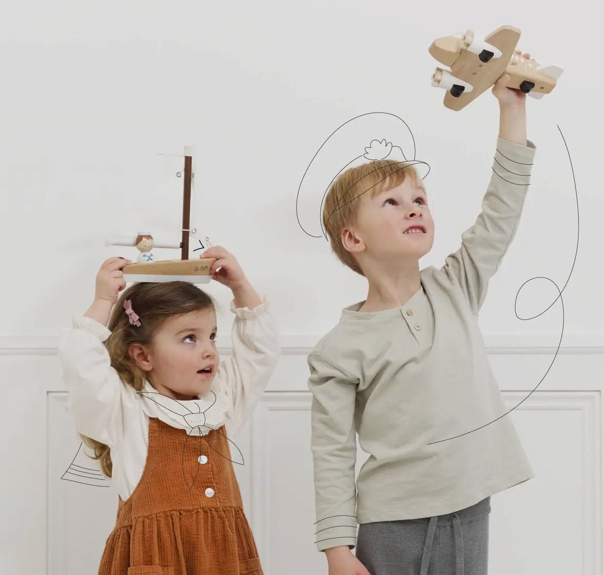 Le Toy Van Wooden Toy Plane - Flea Boutiques