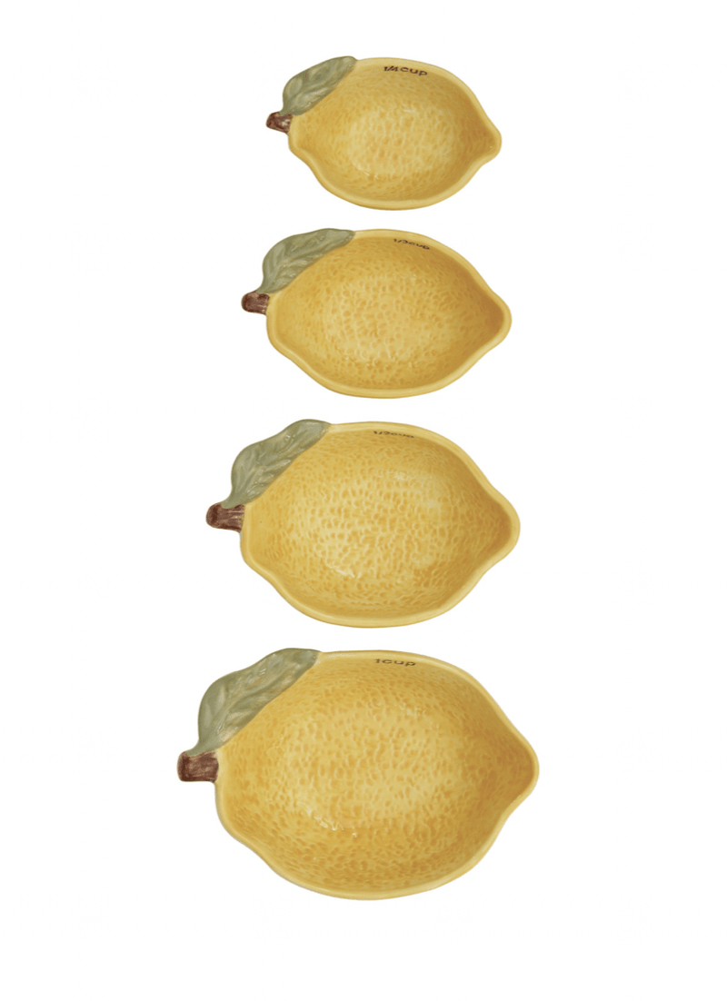 Lemon Measuring Cups S/4 - Flea Boutiques