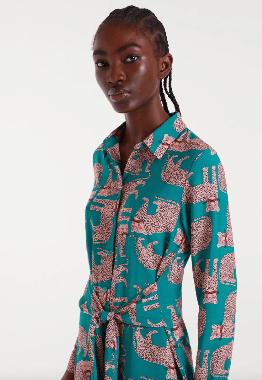 Leopard Shirtdress - Flea Boutiques
