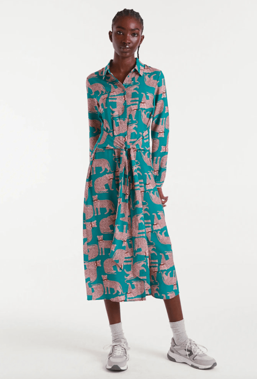 Leopard Shirtdress - Flea Boutiques