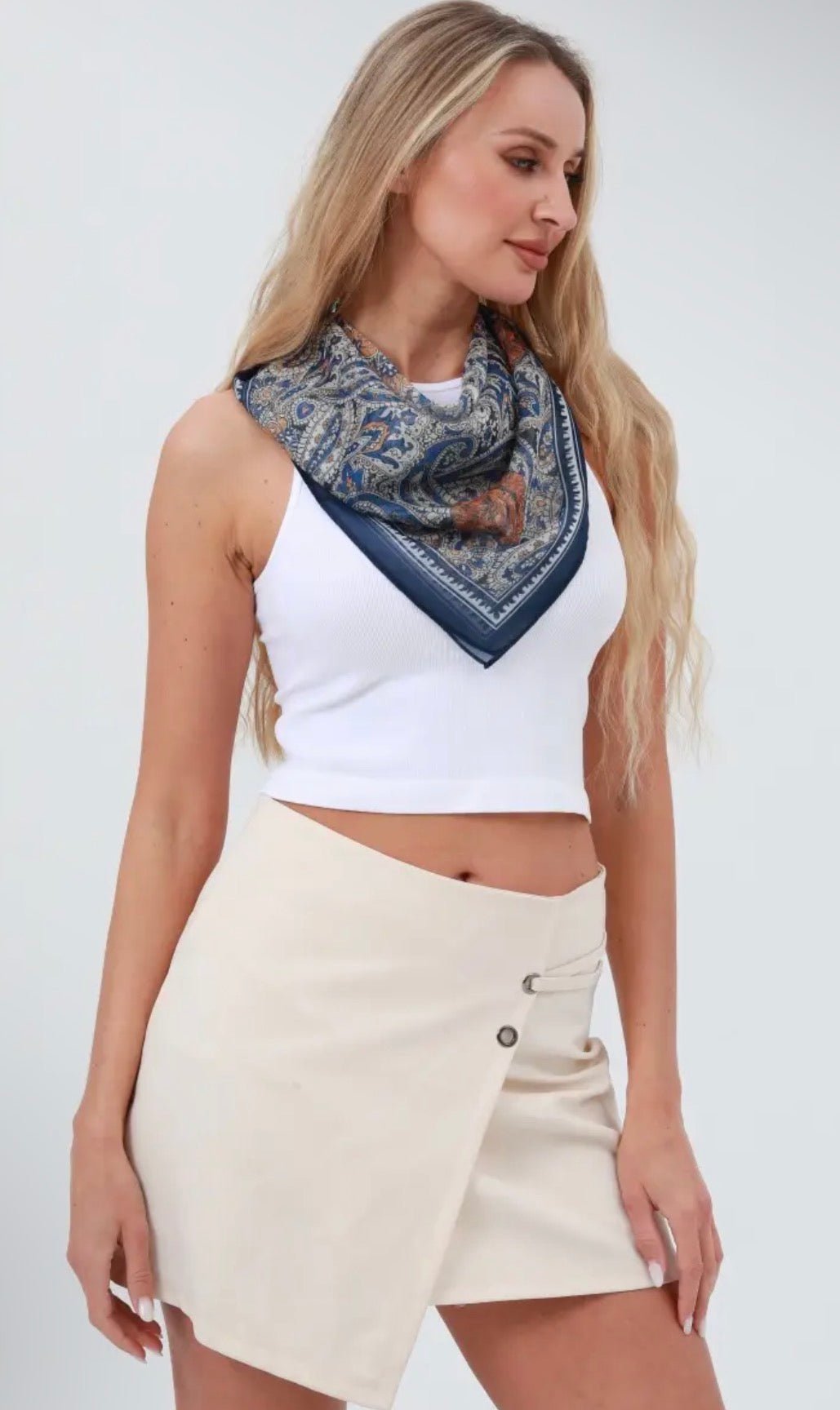 Lightweight Boho Print Scarf - Flea Boutiques