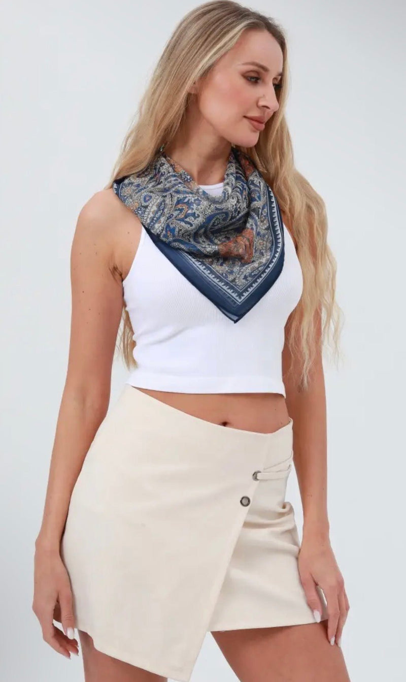 Lightweight Boho Print Scarf - Flea Boutiques