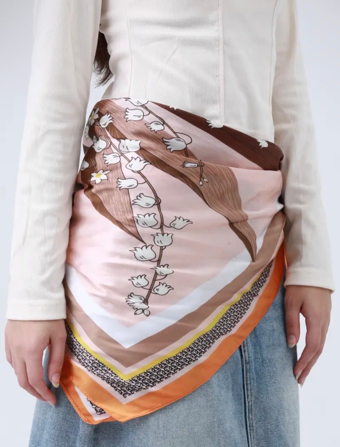 Lily of the Valley Scarf - Flea Boutiques
