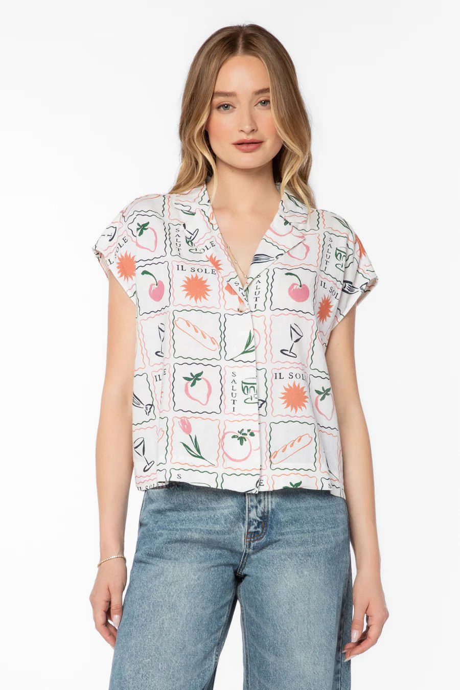 Linnea Camp Shirt - Flea Boutiques