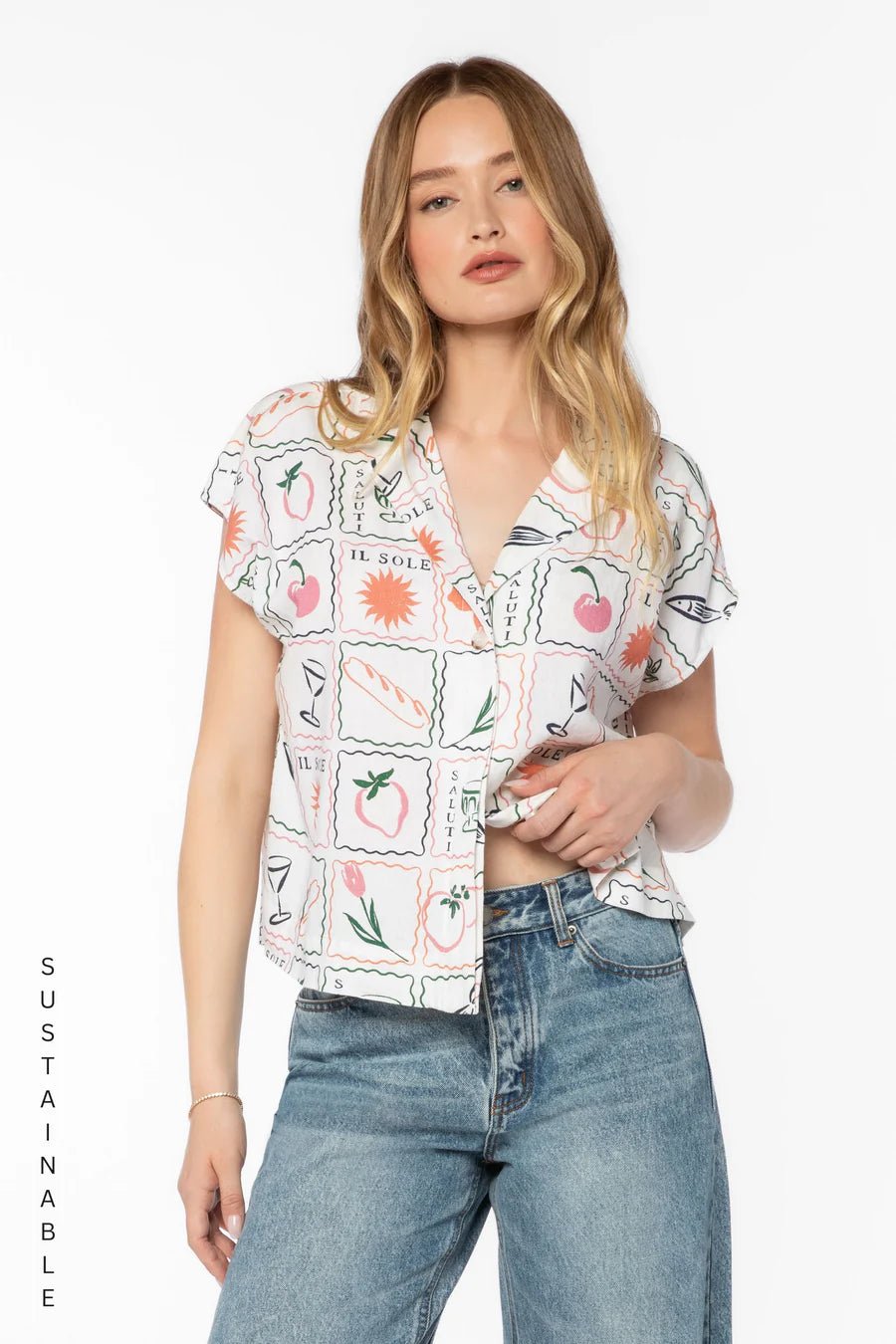 Linnea Camp Shirt - Flea Boutiques