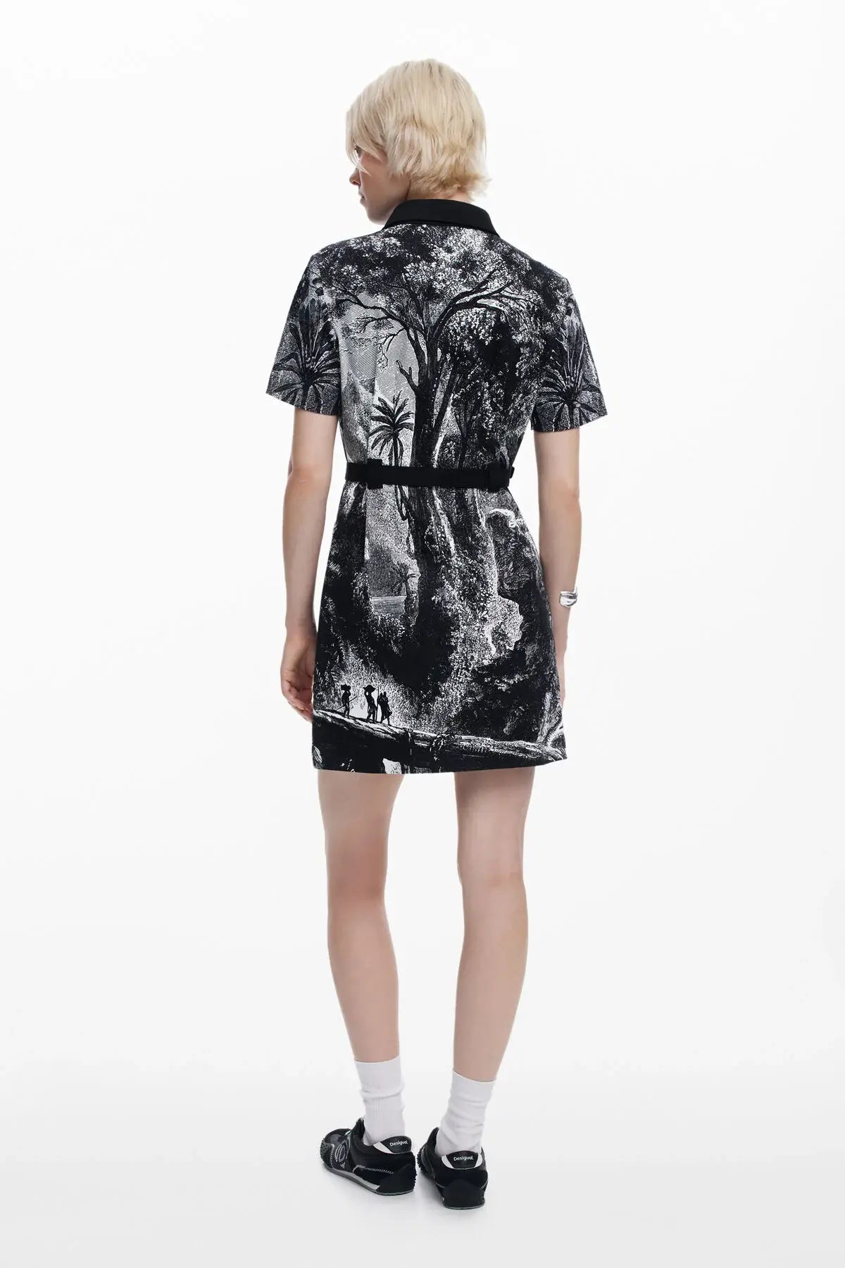 Lithograph Shirt Dress - Flea Boutiques