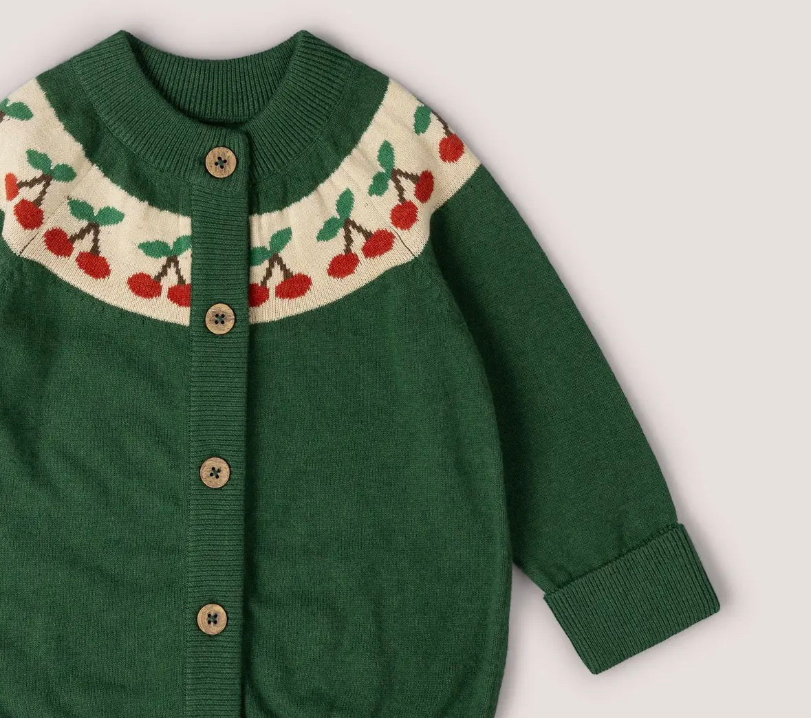 Little Cherry Knit Cardigan - Flea Boutiques