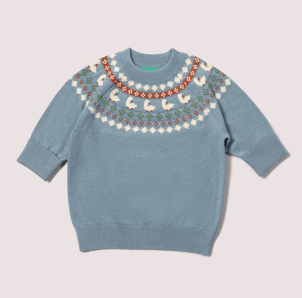 Little Ducks Fairisle Knitted Jumper - Flea Boutiques