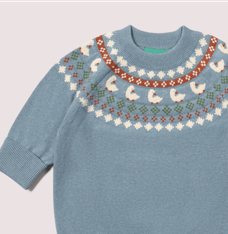 Little Ducks Fairisle Knitted Jumper - Flea Boutiques