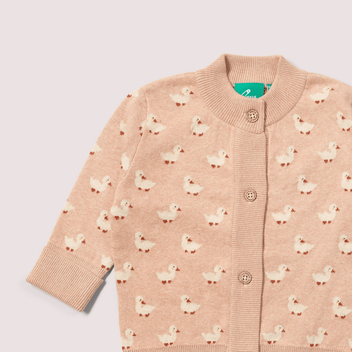 Little Green Radicals Puddle Ducks Cardigan - Flea Boutiques