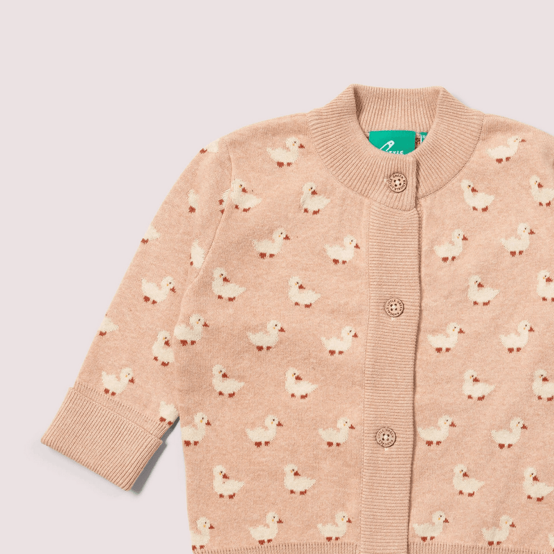 Little Green Radicals Puddle Ducks Cardigan - Flea Boutiques