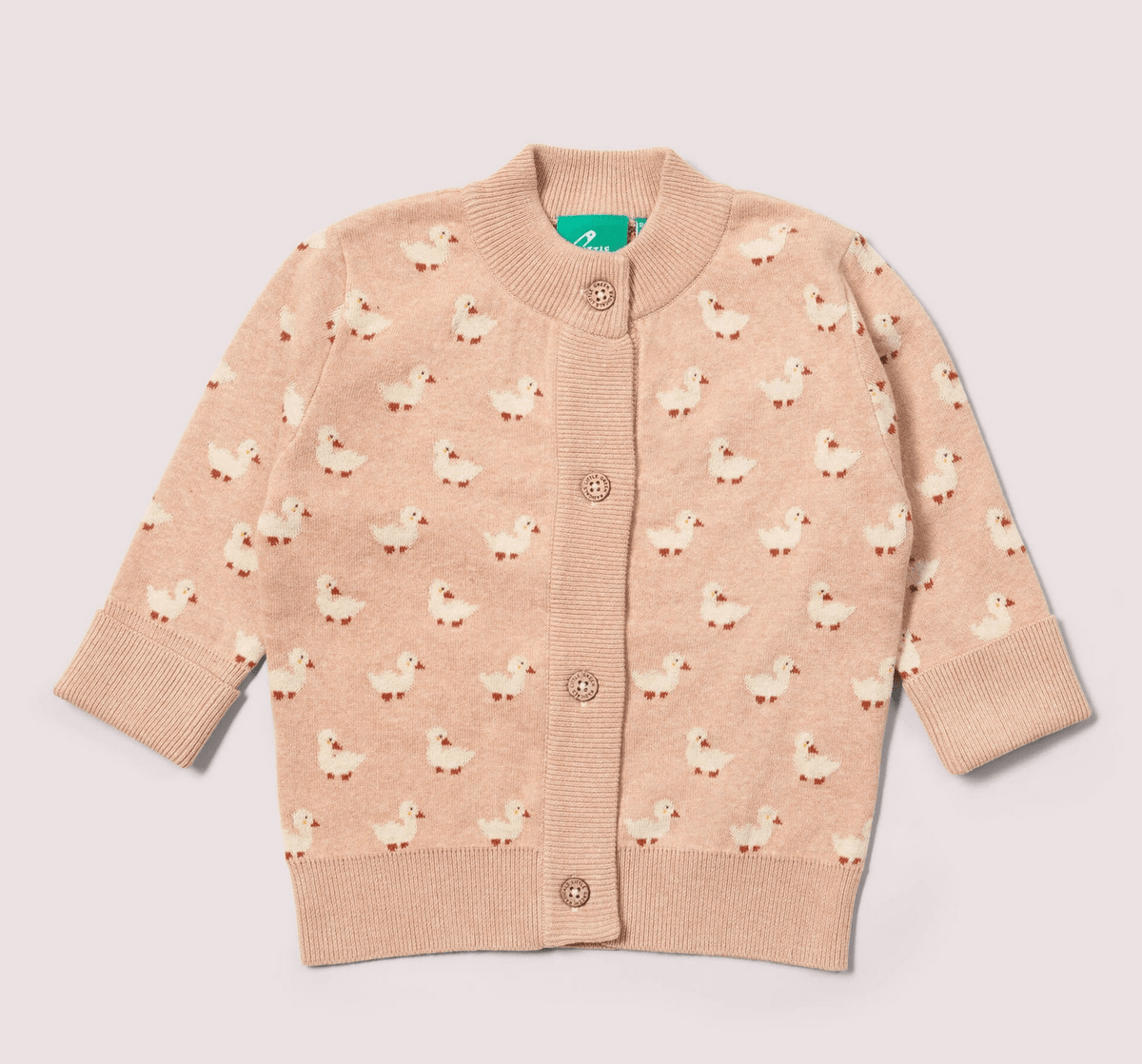 Little Green Radicals Puddle Ducks Cardigan - Flea Boutiques