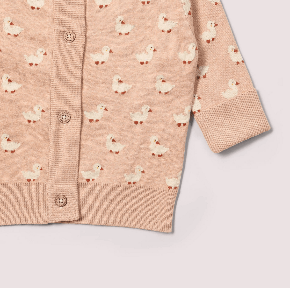 Little Green Radicals Puddle Ducks Cardigan - Flea Boutiques