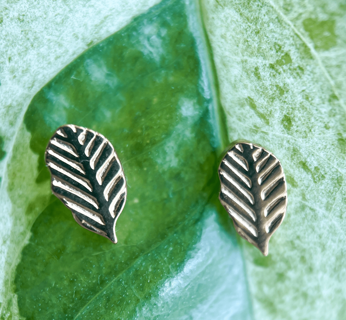 Little Leaf Studs - Flea Boutiques