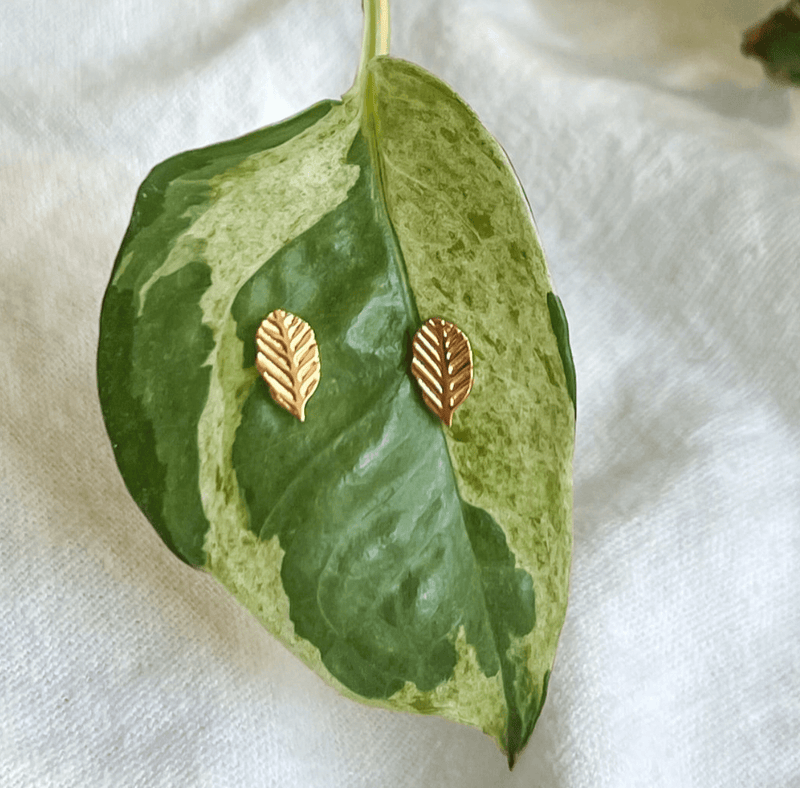 Little Leaf Studs - Flea Boutiques