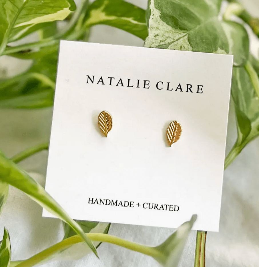 Little Leaf Studs - Flea Boutiques