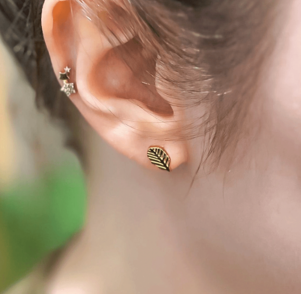 Little Leaf Studs - Flea Boutiques
