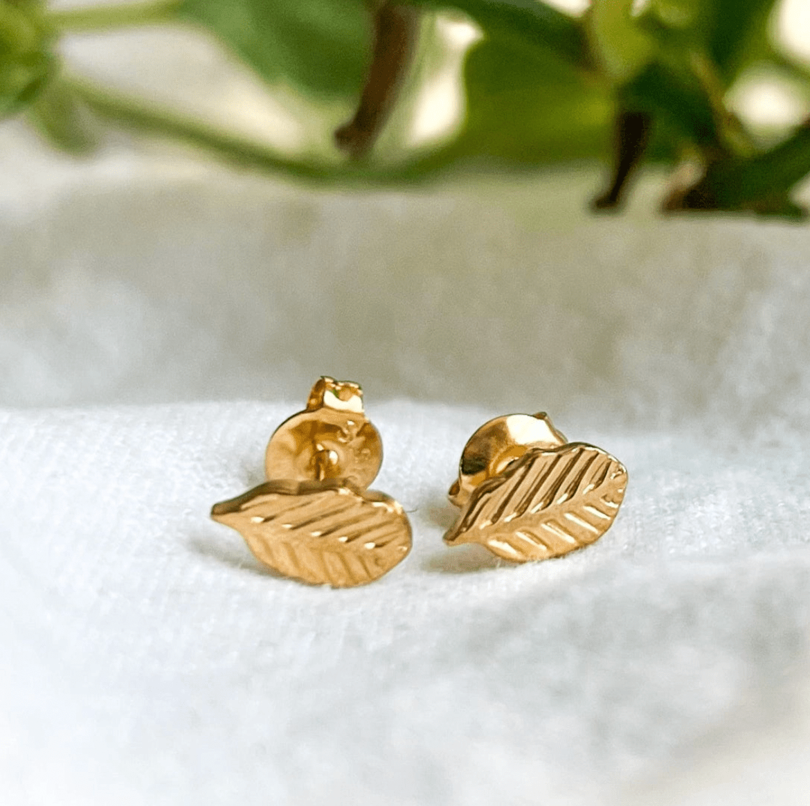 Little Leaf Studs - Flea Boutiques