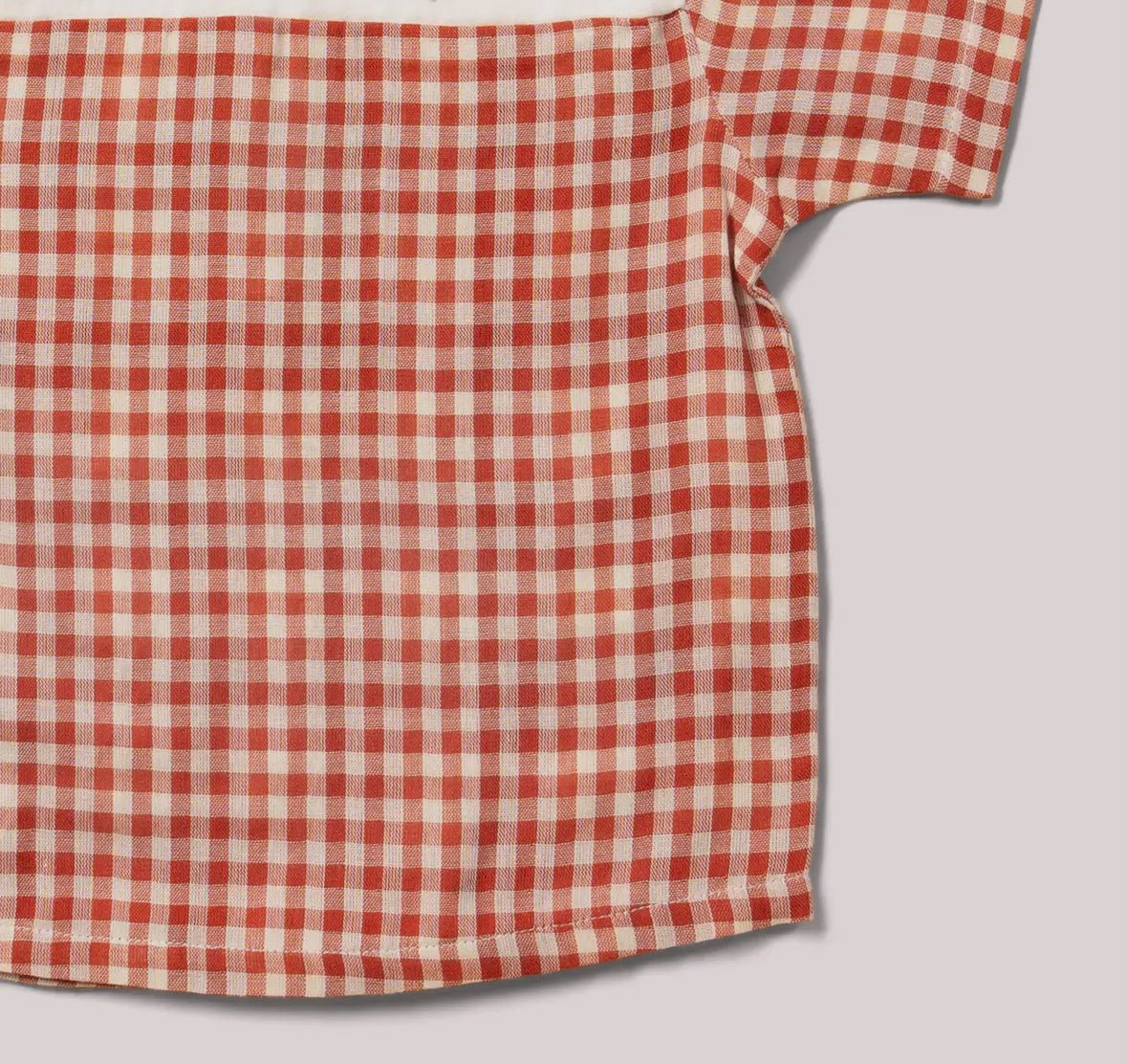 Little Red Check Top - Flea Boutiques
