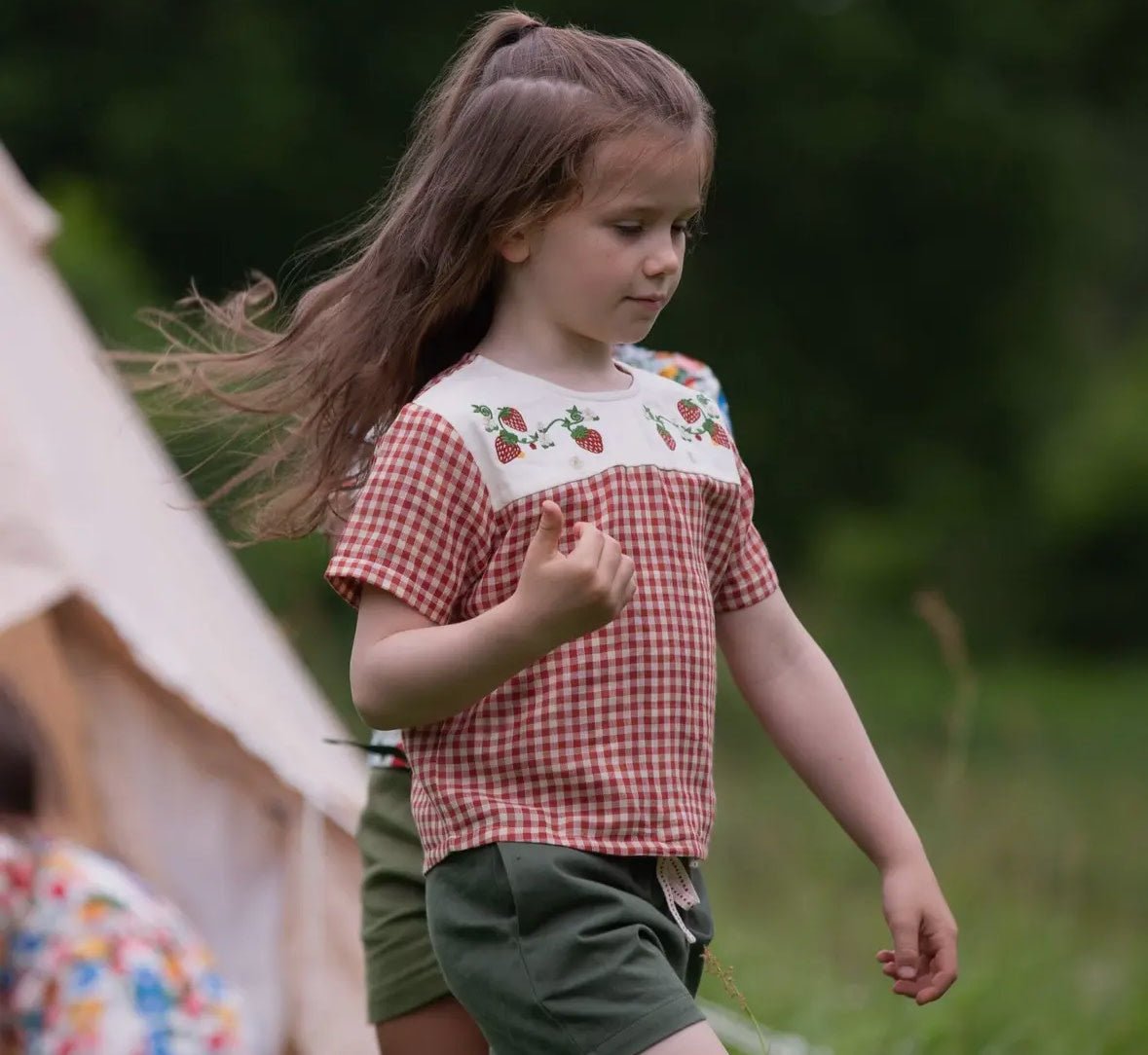 Little Red Check Top - Flea Boutiques