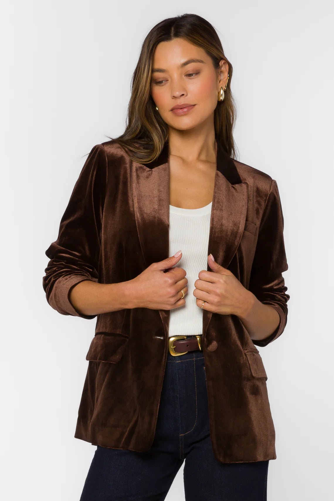 Lizzy Long Sleeve Blazer - Flea Boutiques