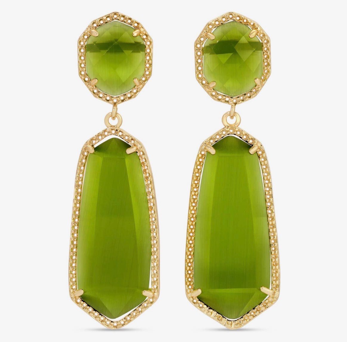 Long Double Drop Stone - Flea Boutiques