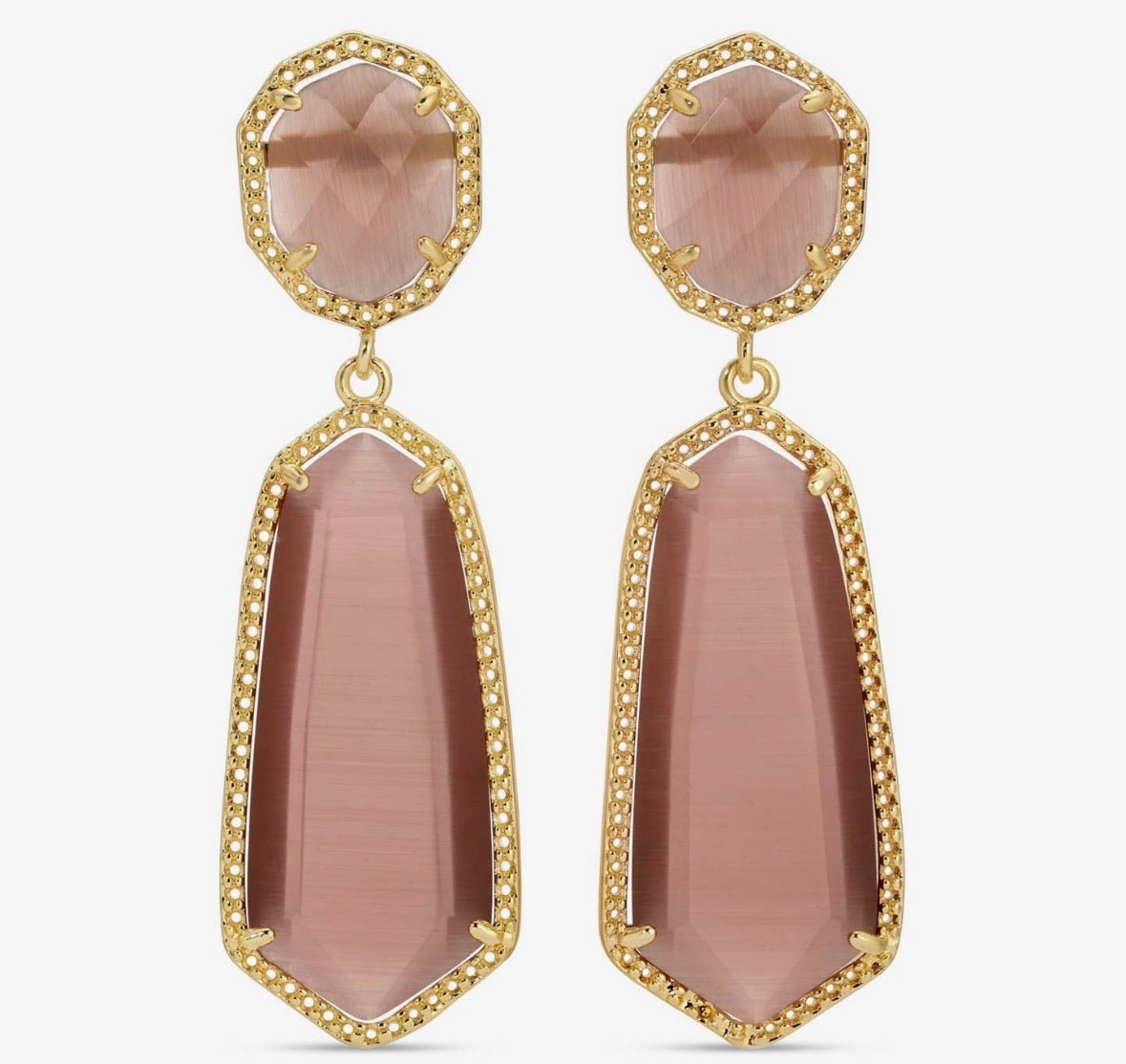 Long Double Drop Stone - Flea Boutiques