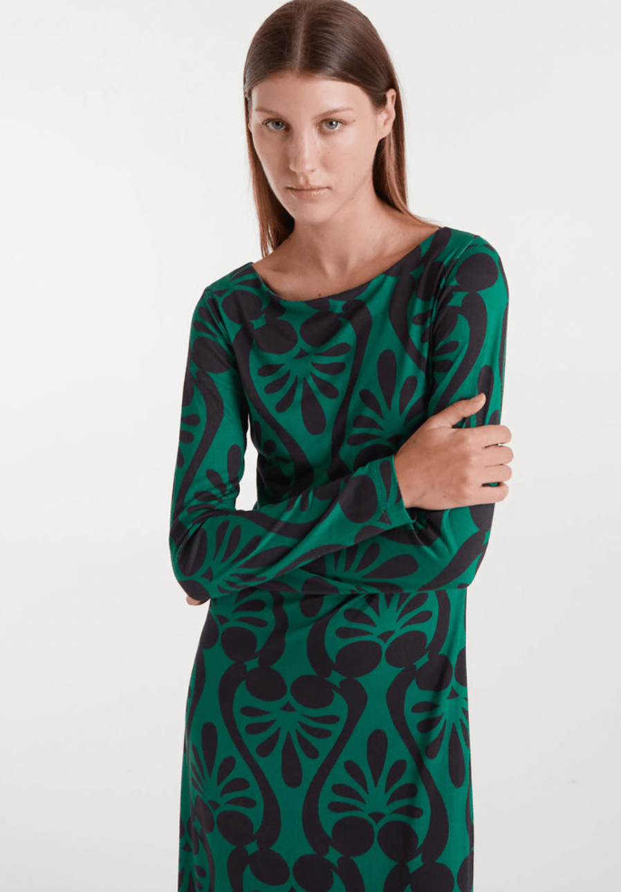Long Geometrico Dress - Flea Boutiques