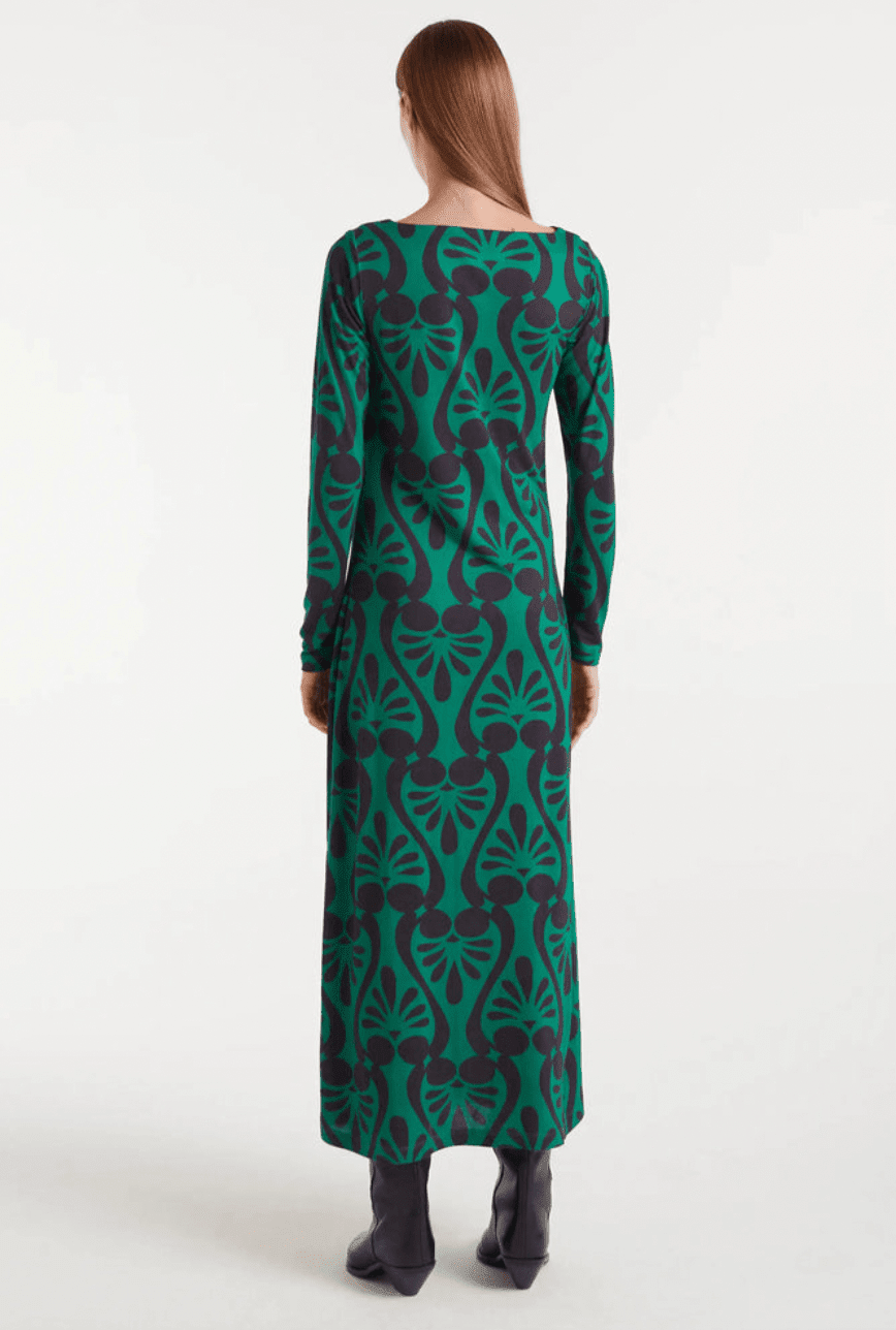 Long Geometrico Dress - Flea Boutiques