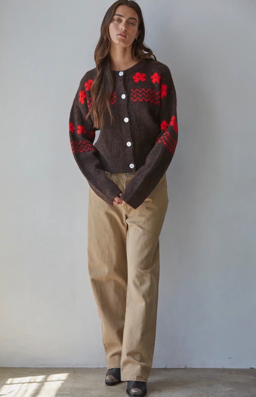 Long Sleeve Cardigan - Flea Boutiques
