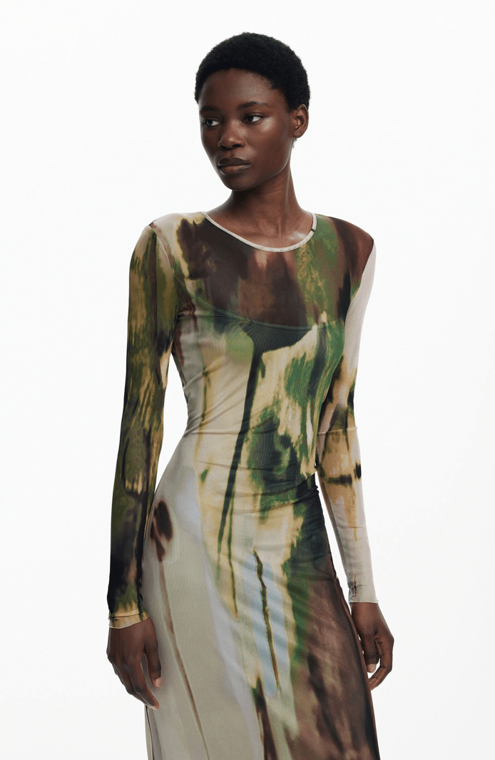 Long Sleeve Godiva Dress - Flea Boutiques