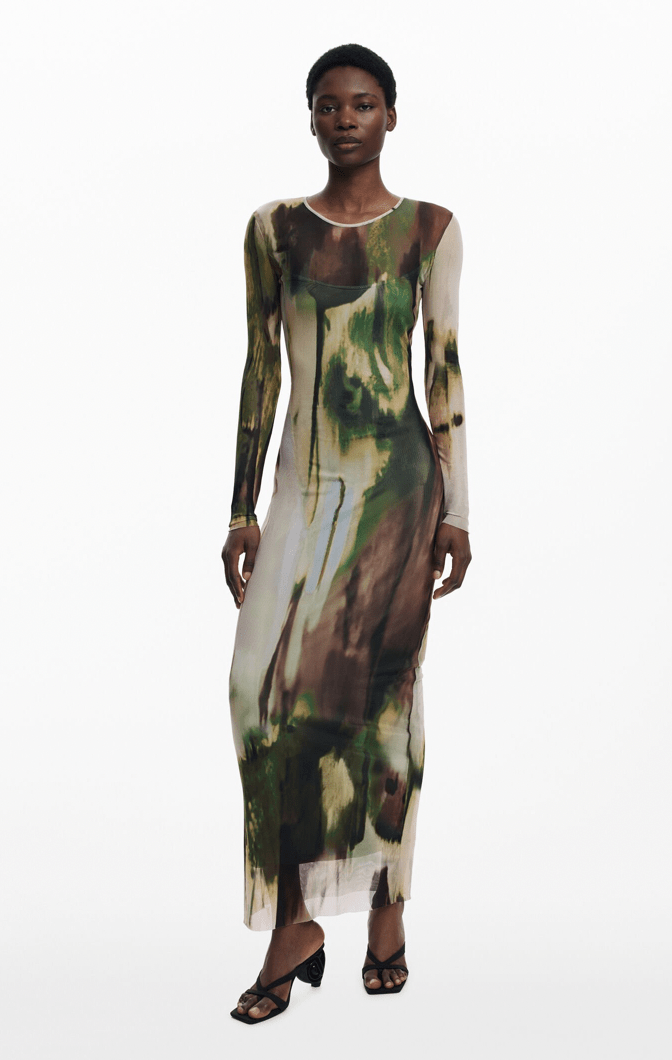 Long Sleeve Godiva Dress - Flea Boutiques