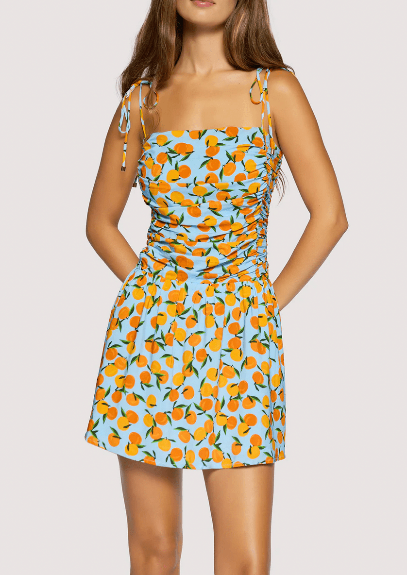 Lost + Wander Citrus Soiree Mini Dress - Flea Boutiques