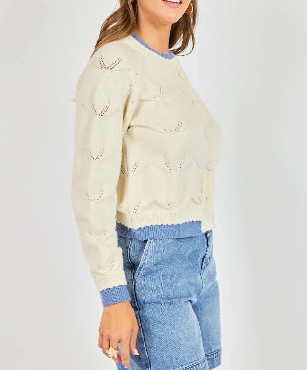 Love Note Layered Cardi - Flea Boutiques